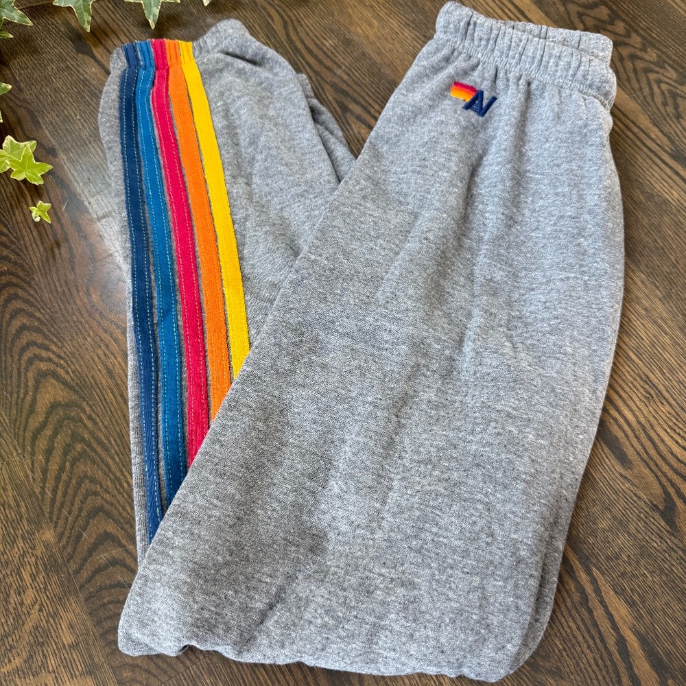 Aviator Nation 5 Stripe Sweatpants M